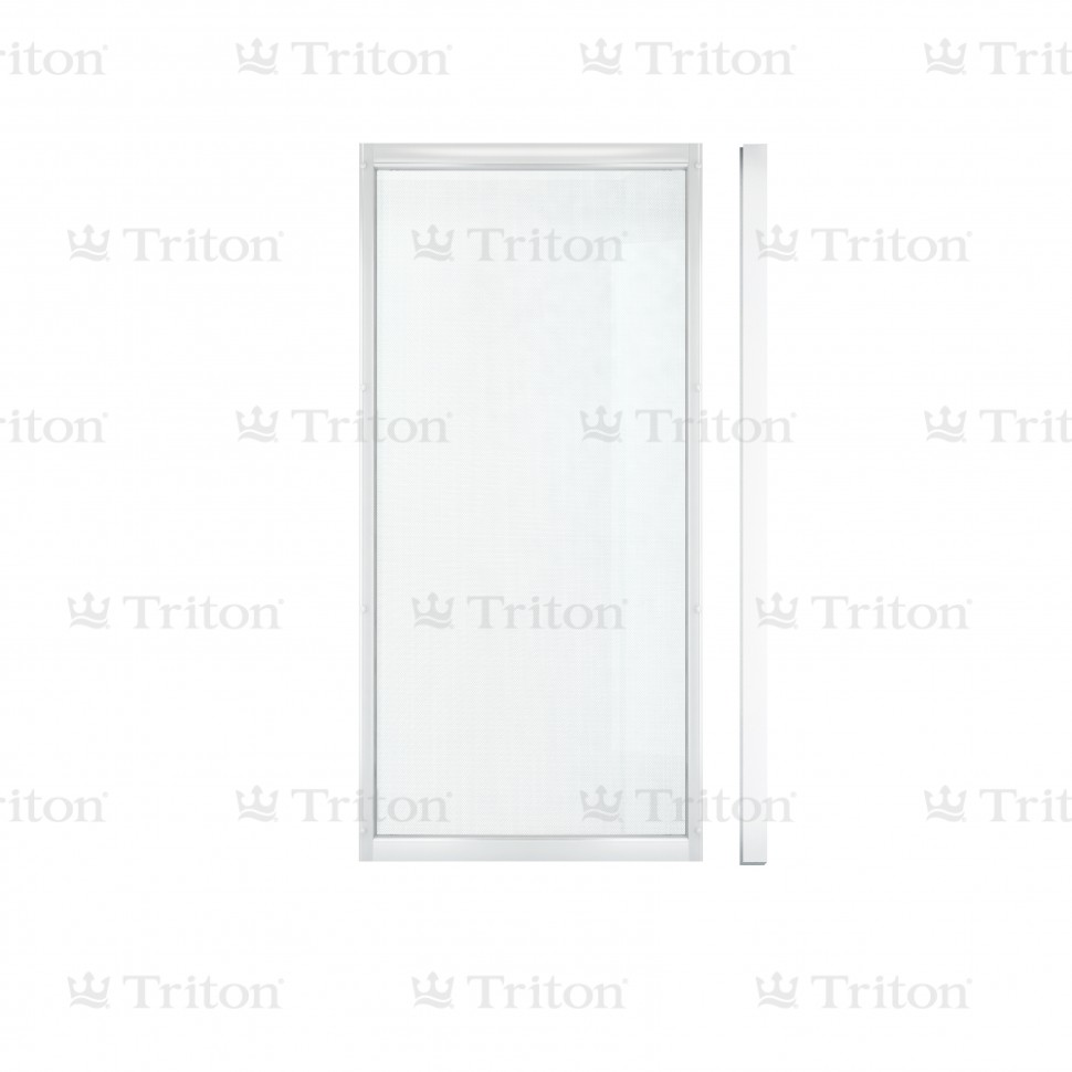 Торцевая штора Triton Аква 70, прозрачное стекло